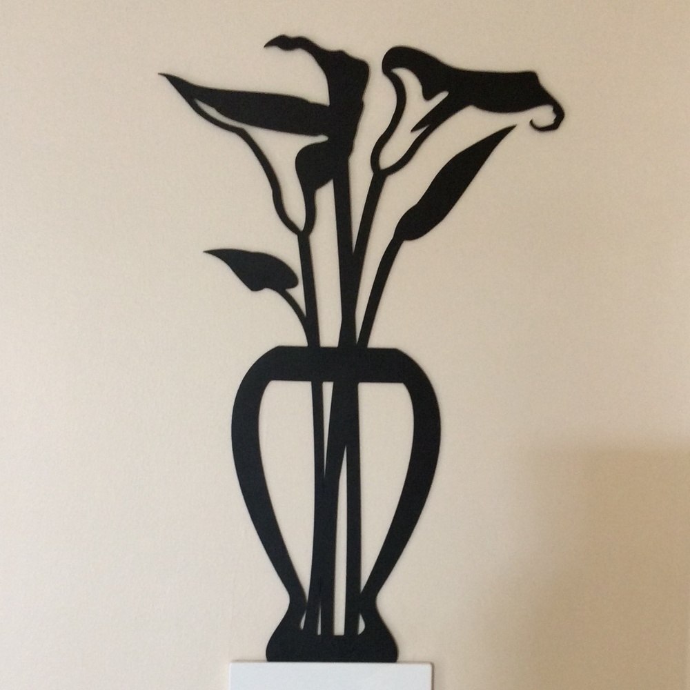 New Calla Lily Metal Art Silhouette | 13” x 20” | Made in Canada